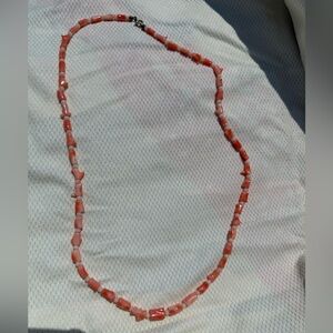 Coral Beaded Necklace